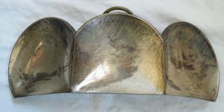 Triple Burner Whale Oil Carriage Lamp/Headlight? Beveled Glass Old Vtg Antique 4