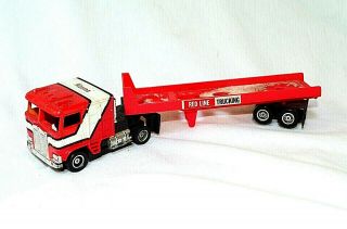 Vintage Tyco Semi Tractor Trailer Winston - Ho Slot Car