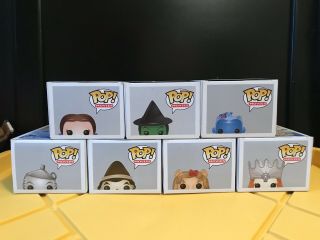 Funko Pop Wizard of Oz Complete Set Rare Vaulted HTF Dorothy Wicked Witch Glinda 5