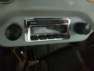 Vintage Adjustable AM FM iPod Car Radio Classic Style Shaft Knobs Preset Buttons 2