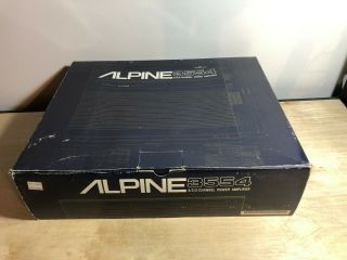 Vintage Old School Alpine Model 3554 Amplifier Amp 4/3/2