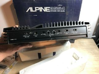 Vintage Old School ALPINE Model 3554 Amplifier Amp 4/3/2 7