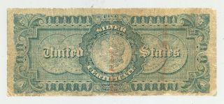 $5 Series 1886 Silver Dollar Back Silver Certificate rare Fr.  261 2