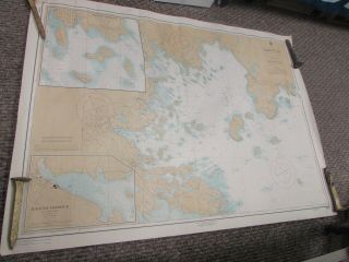 Vintage Navigational Chart - Canada Nova Scotia - Mahone Bay 40 X 34 - Map 10
