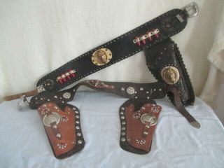 Vintage Toy Western Cowboy Holsters