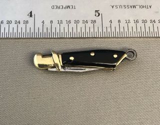 Vintage Miniature German Dagger,  Stiletto.  Bakelite Nickel Silver 1 - 1/4” Closed