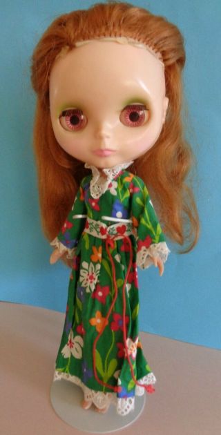 Vintage 1972 Redhead Blythe Doll By Kenner Clothes