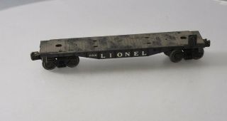 Lionel 6816 Black Flatcar - No Load - RARE 5
