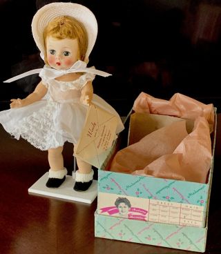 Vintage Madame Alexander Kin’s WENDY DOLL in 586 - 1956 Dress With Tag & Box 2