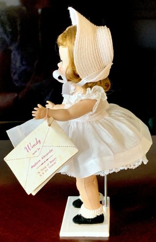 Vintage Madame Alexander Kin’s WENDY DOLL in 586 - 1956 Dress With Tag & Box 6