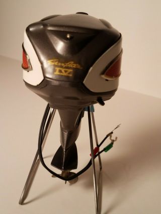 VINTAGE 1960 ' S EVINRUDE STARFLITE 75 HP BATTERY OPERATED K,  O OUTBOARD MOTOR 3