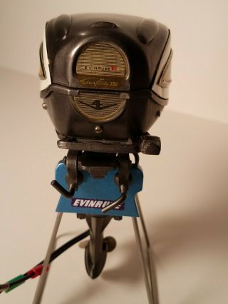 VINTAGE 1960 ' S EVINRUDE STARFLITE 75 HP BATTERY OPERATED K,  O OUTBOARD MOTOR 7