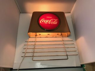 Vintage Drink Coca Cola Metal Sign Rack Wall Mount Light 2