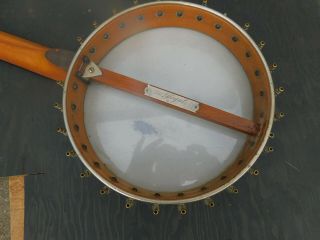 antique 5 string banjo marked THE REGAL & ELTON resonator back 5