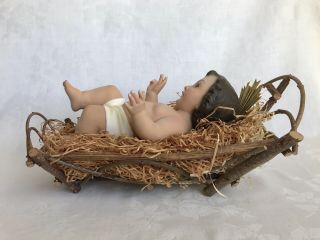 Vintage Plaster Nativity 9 