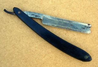 Antique Hare coursing straight razor Sheffield warranted hunting 6