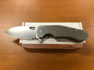 RARE Limited Edition Giant Mouse GM1 Titanium Framelock Flipper Knife VOX / ANSO 4