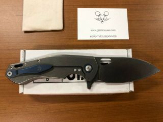 RARE Limited Edition Giant Mouse GM1 Titanium Framelock Flipper Knife VOX / ANSO 5