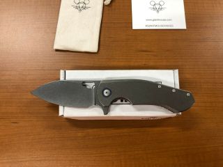 RARE Limited Edition Giant Mouse GM1 Titanium Framelock Flipper Knife VOX / ANSO 7