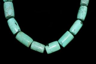 Vintage turquoise necklace from Nagaland,  India from before 1978 44 