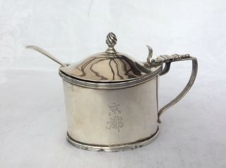 George Iii Silver Mustard Pot - London,  1804