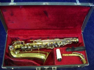 Quality,  Vintage Buescher Aristocrat Alto Saxophone,  Mouthpiece,  Buescher Case