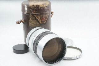 Extremely Rare " Exc,  " Canon 85mm F1.  5 Leica 39mm Ltm Leica Screw Mount Lens
