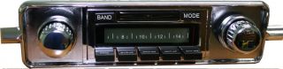 Vintage Look Stereo Radio Am Fm W/ Aux For Ipod/iphone/mp3 Vw Bug Beetle Bus