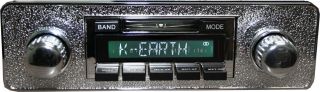 Vintage Look Stereo Radio AM FM w/ AUX for iPod/iPhone/MP3 VW Bug Beetle Bus 4