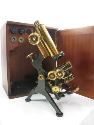 Antique Microscope By W.  Watson.  