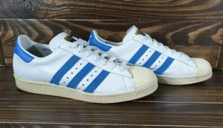 Vintage Adidas Superstar 80s Very Rare Sneackers Size Us 8 1/2