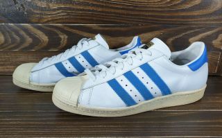Vintage Adidas Superstar 80s Very Rare Sneackers Size US 8 1/2 5