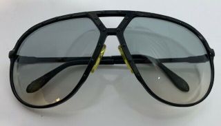 Classic Alpina M1 1980s Black Vintage Sunglasses