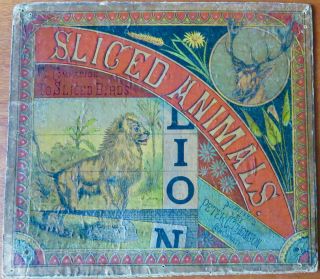 Antique Circa 1895 Peter G.  Thomson - Cincinnati - Sliced Animals - Cover Only