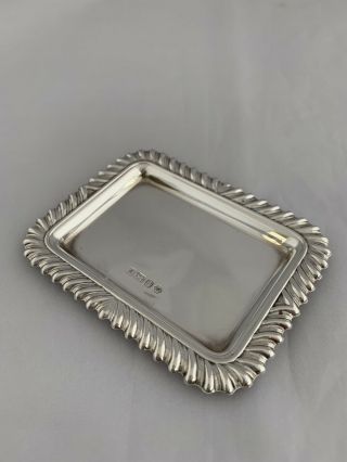 Small Sterling Silver Ring Or Jewellery Dish 1998 Sheffield Carrs Of Sheffield