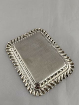 Small Sterling Silver Ring Or Jewellery Dish 1998 Sheffield CARRS OF SHEFFIELD 6