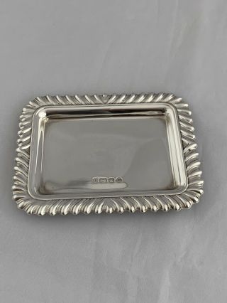 Small Sterling Silver Ring Or Jewellery Dish 1998 Sheffield CARRS OF SHEFFIELD 8