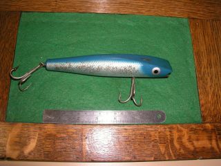 Vintage Creek Chub Surf Darter 7634 Blueflash 7 In.  Fishing Lure Ex.