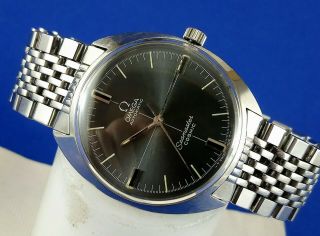 Vintage Omega Automatic Seamaster Cosmic 165.  026 Watch W/ Box & Papers.  Ca 1968