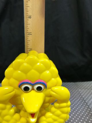 Vintage Illco Big Bird Musical Wind Up Crib Toy Sesame Street Peek - A - Boo 2