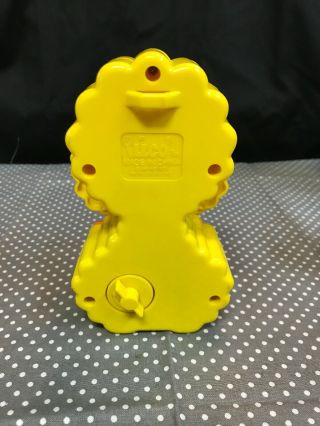 Vintage Illco Big Bird Musical Wind Up Crib Toy Sesame Street Peek - A - Boo 4