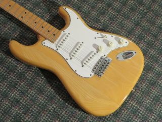 Rare 1995 Fender Japan 70s Reissue Stratocaster Guitar Natural Mij,  Strat