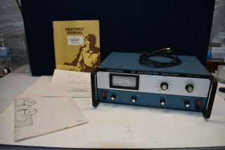 Vintage Heathkit Im - 5248 Harmonic Distortion Analyzer With Manuals