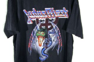 Vintage 1991 Judas Priest Painkiller Tour Graphic T - Shirt