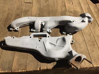 Vintage Buick Or Oldsmobile Olds Exhaust Manifold Set Left And Right Oem