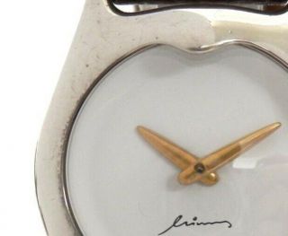 GEORG JENSEN MINAS Silver 925 Men ' s Quartz men ' s Watches very rare from japan 3F 6