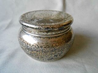 Gorgeous Sterling Silver Gorham Dresser Box / Jar