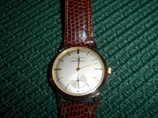 Vintage Ulysse Nardin 14k Gold Mens Chronometer Watch 7