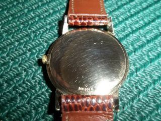 Vintage Ulysse Nardin 14k Gold Mens Chronometer Watch 8