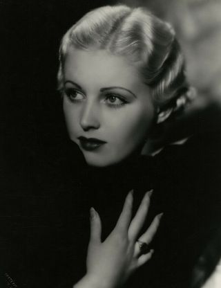 Art Deco Glamour Girl June Vlasek Lang Large Vintage 1930s Otto Dyar Photograph 3